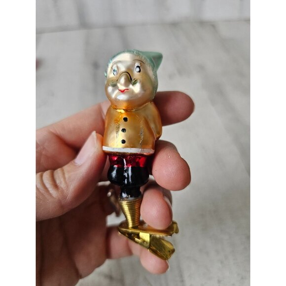 Radko snowwhite makes 8 dwarf clip on ornament glass Xmas tree - Picture 7 of 9